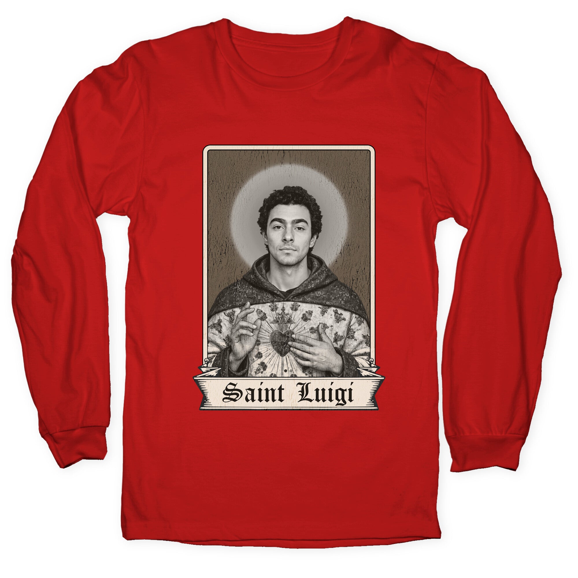 St Luigi Mangione Longsleeve Tee